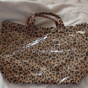 Leopard Print Tote Bag